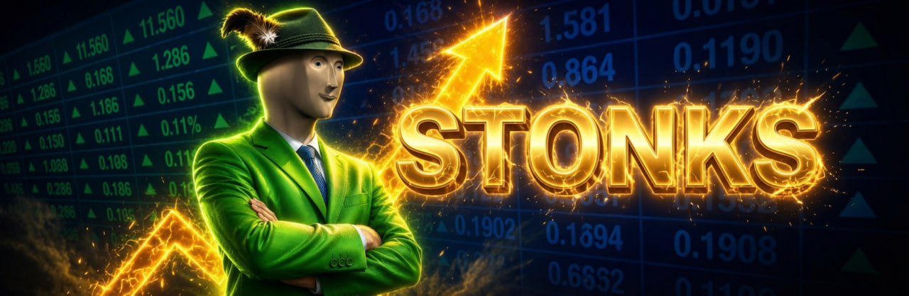 STONKS banner